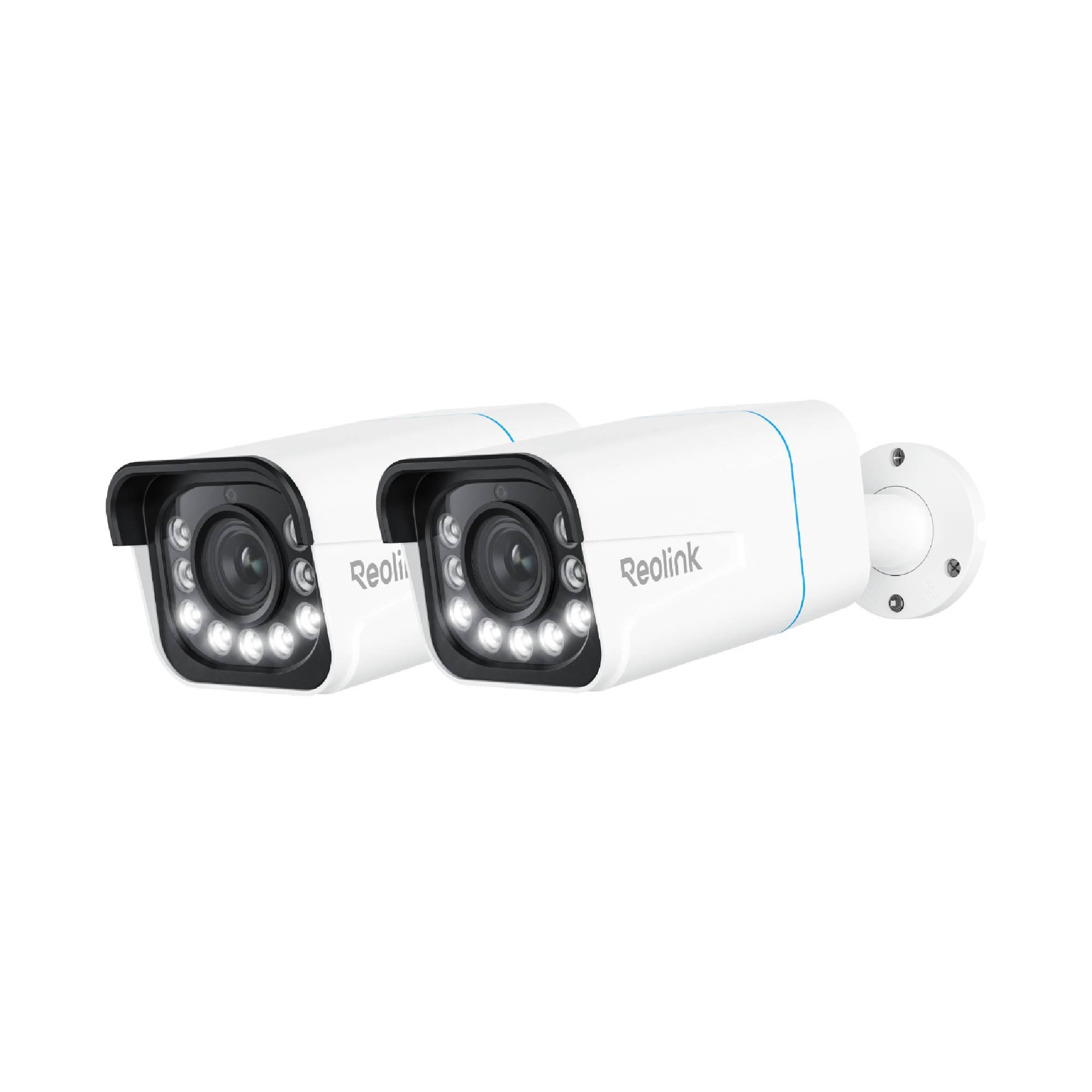Reolink RLC-811A, vonkajšia monitorovacia kamera 4K 8MP PoE, detekcia osôb/vozidiel/zvířat, 5-násobný optický zoom, farebné nočné videnie, 2-cestný zvuk, 2 balenia