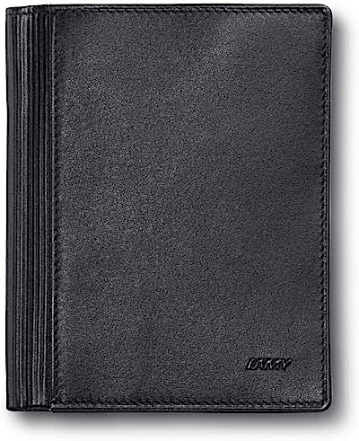 Herren Geldbörse Nappaleder schwarz Hochformat Lamy A305 1224783