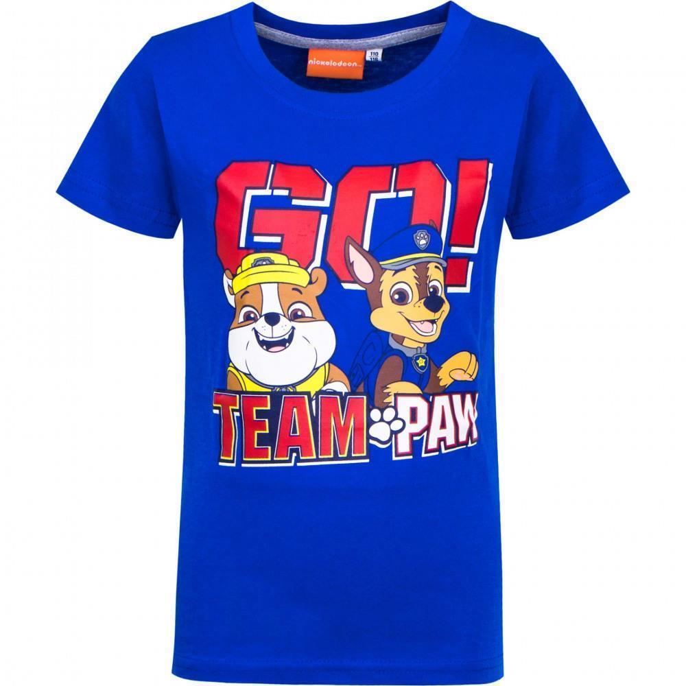 104 Neu T-Shirt Shirt Junge Kinder Sommer Paw Patrol Disney Gr 
