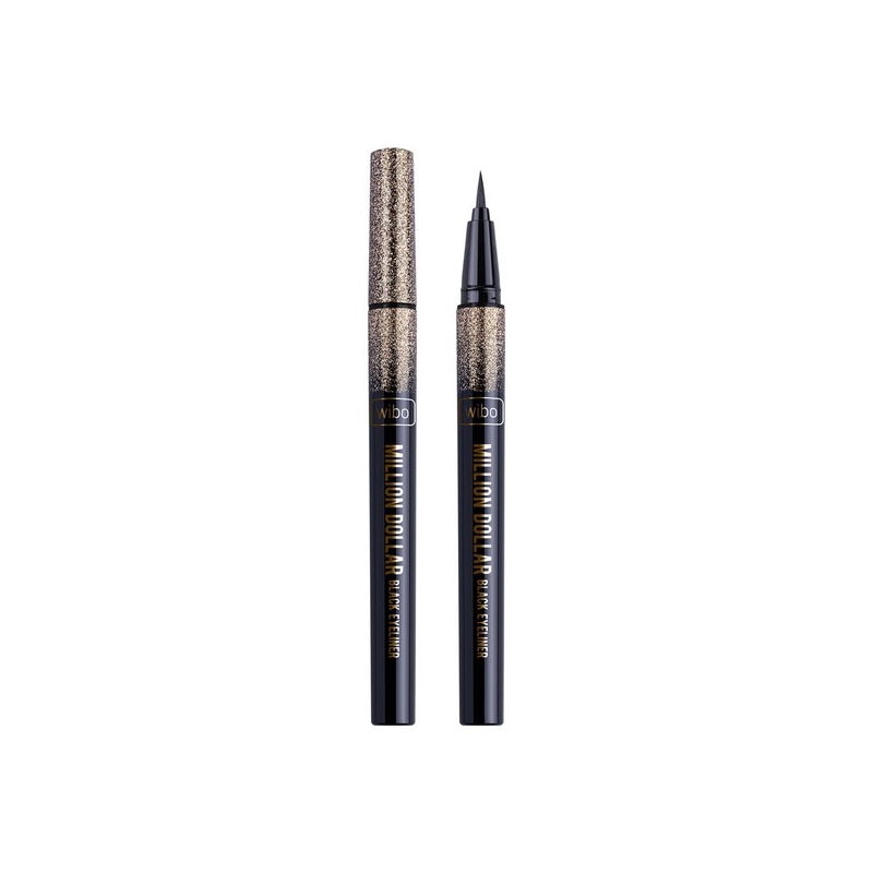 Wibo Million Dollar Eyeliner schwarz, 0,8g - Przise Augenlidfarbe