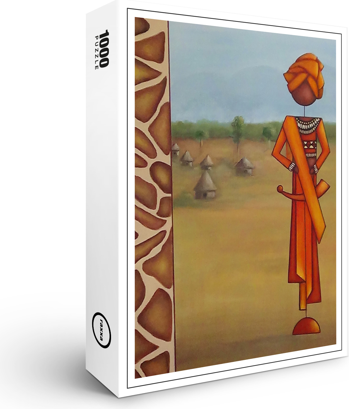 raxxa Premium-Puzzle "Afrikanerin", 1000 Teile 1-14270-18100-325