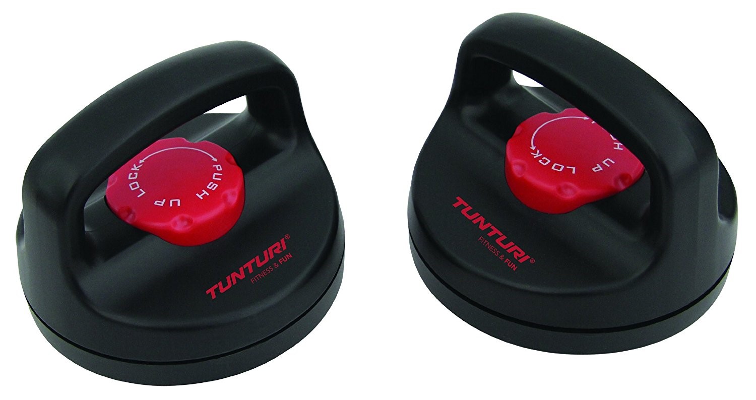 Tunturi Drehbare Push-Up-Stützen – Paralletten – Push-Up-Stange – Push-Up-Unterstützung – Push-Up-Halterung – Push-Up-Stange – Push-Up-Unterstützung 14TUSFU271