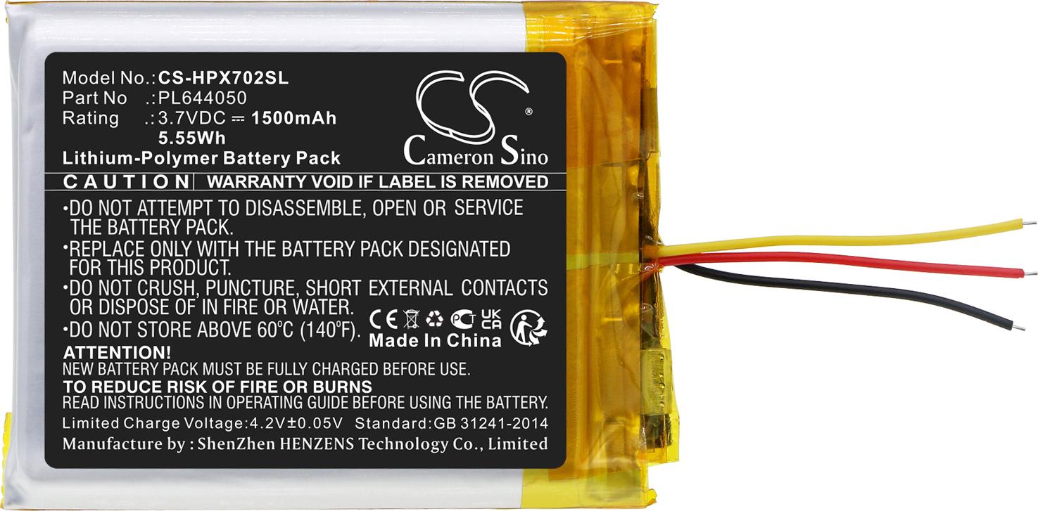 TECHTEK Akku Kompatibel mit [HyperX] Cloud Alpha, Cloud Flight, Cloud Flight S, Cloud Flight Wireless, Cloud II Ersetzt PL644050