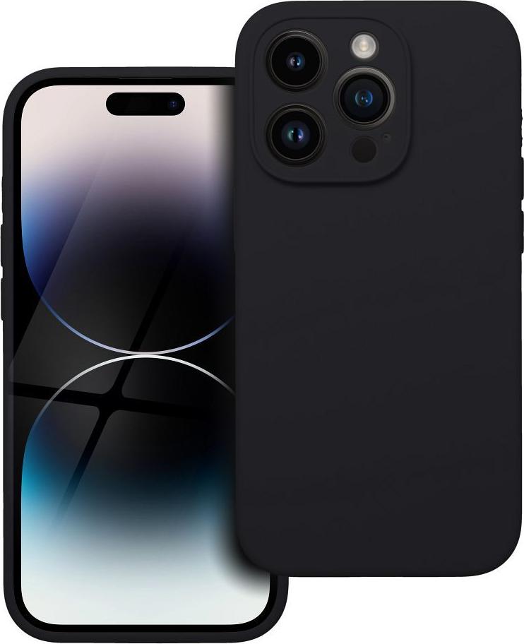 SILIKÓNOVÉ 2mm puzdro na mobilný telefón vhodné pre IPHONE 14 Pro čierne