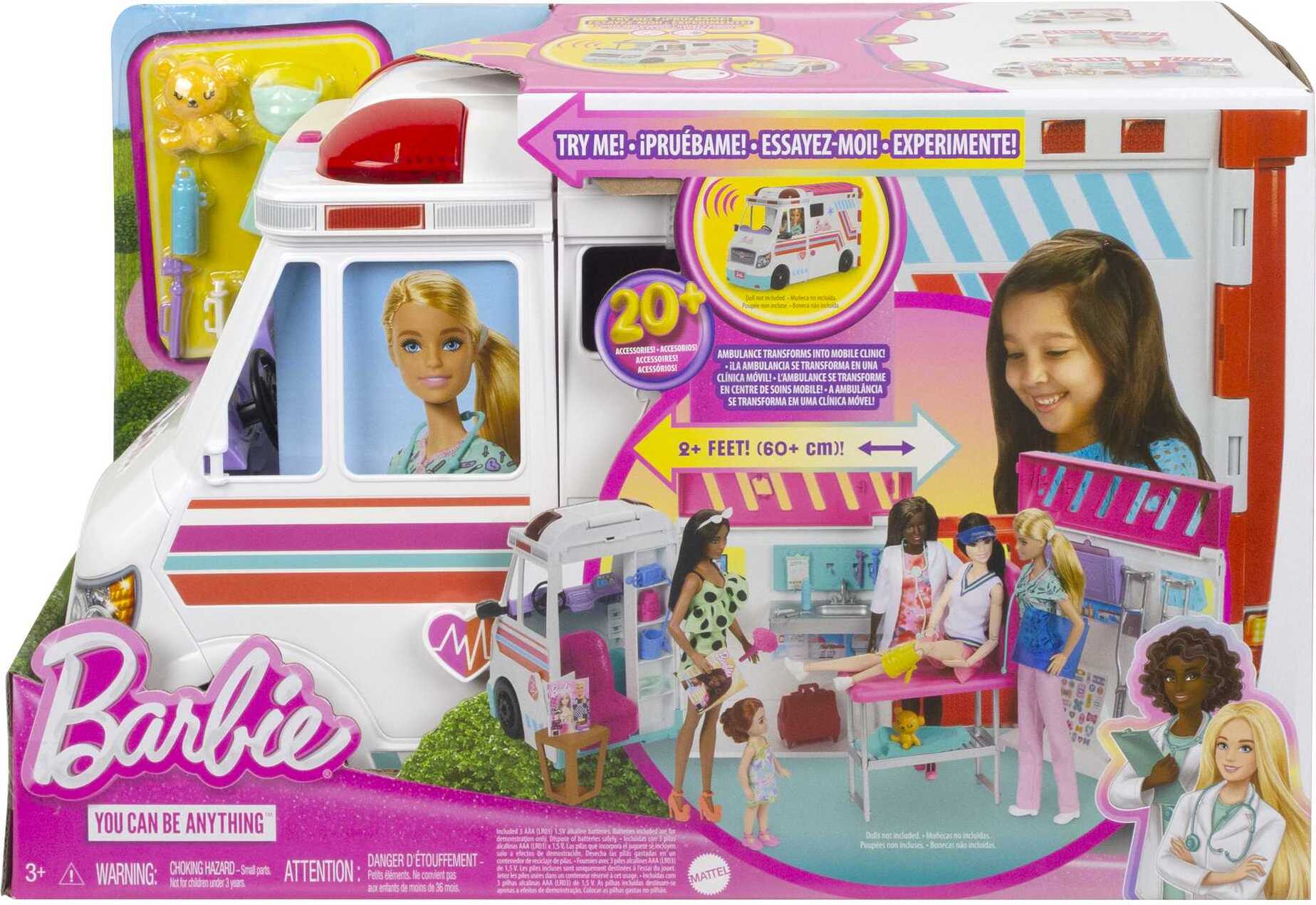 Mattel Barbie-Pflege-Klinikfahrzeug HKT79