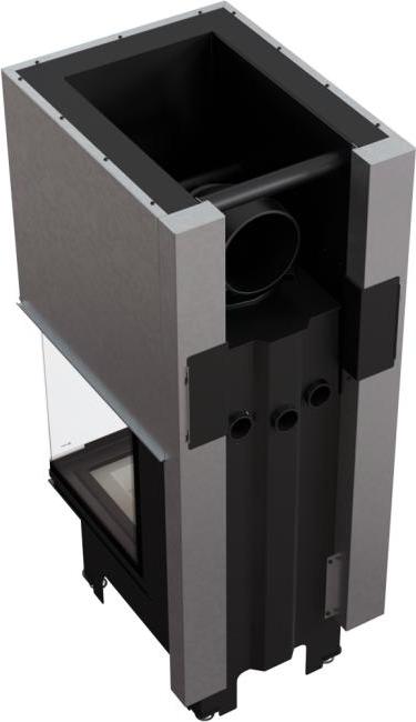 Inteligentný oceľový krb KRATKI NBC 500/500 8 kW Ø 200 Lift-up MSK