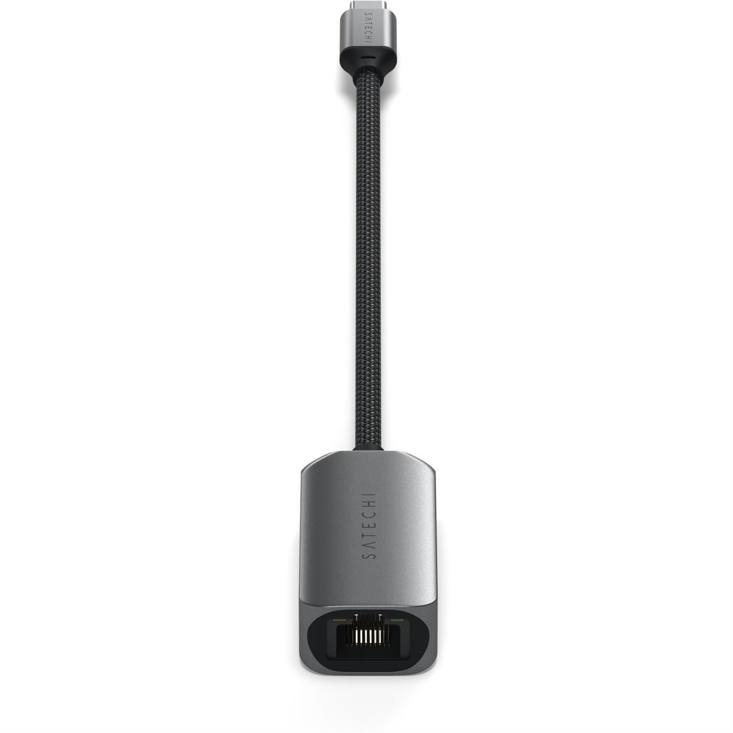 Satechi USB-C Ethernet Adapter 2,5 Gigabit Internetverbindung USB-C Steckertyp Leichtgewicht 35,6g 54695981678927