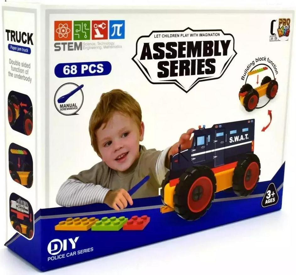 Pro Kids Konstrukteur Fahrzeug Auto 68 el.