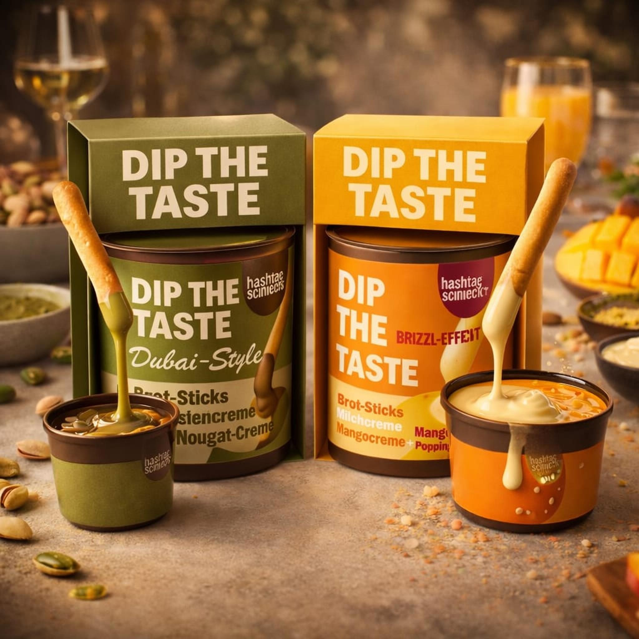 hashtag schmeckt Dip The Taste Duo Dubai Style & Brizzl-Effekt 2x55g DTT-005
