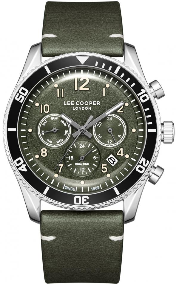 Pánske hodinky LEE COOPER LC08260.675 zelené, módne
