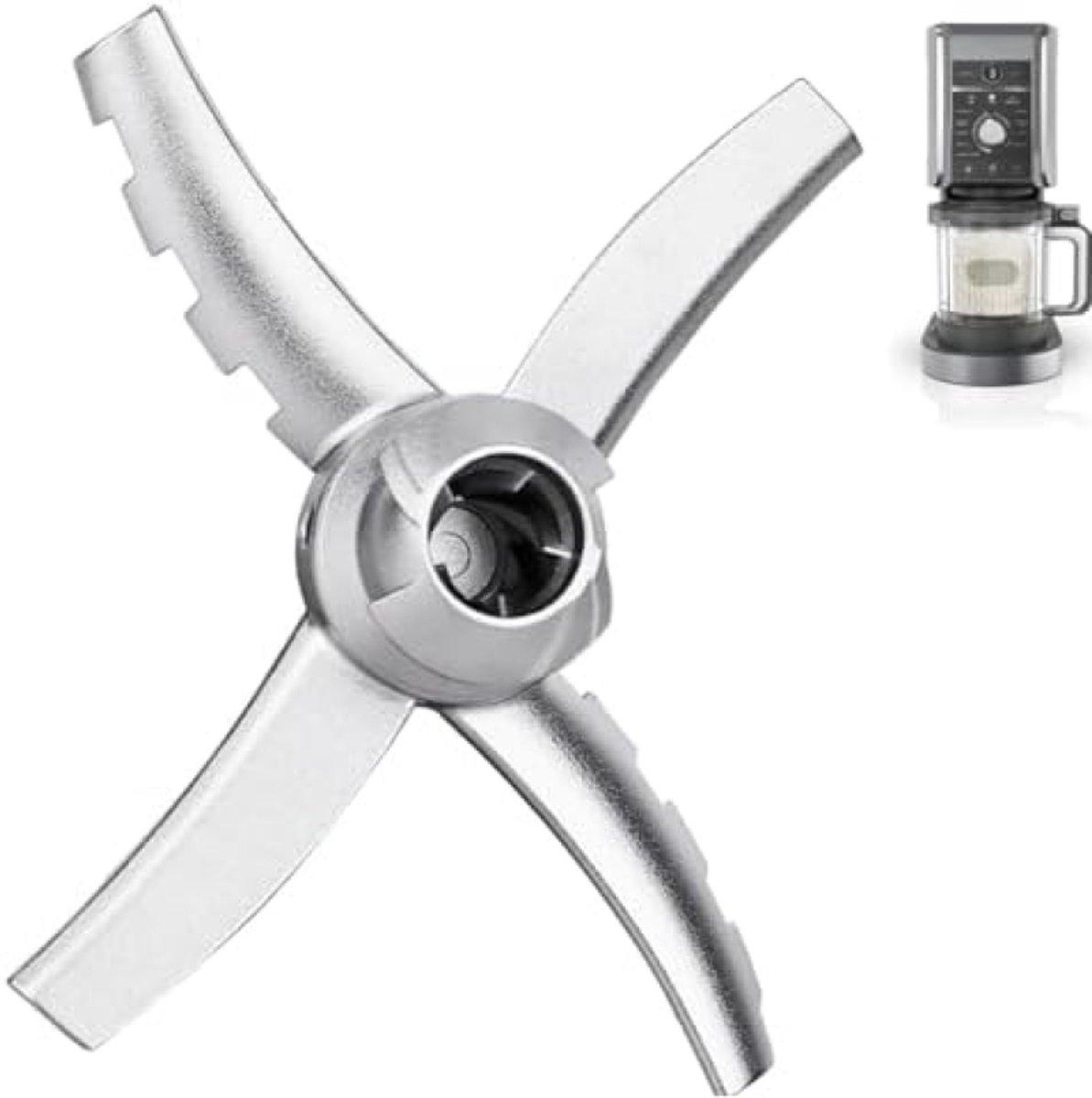 PolkaHome® Ersatz-Messerset für Mixer zur Eiszubereitung – 4-teilige Edelstahlmesser, einfache Montage