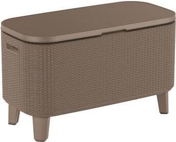 KETER Záhradný stolík BUNCH BAR RATTAN | cappuccino