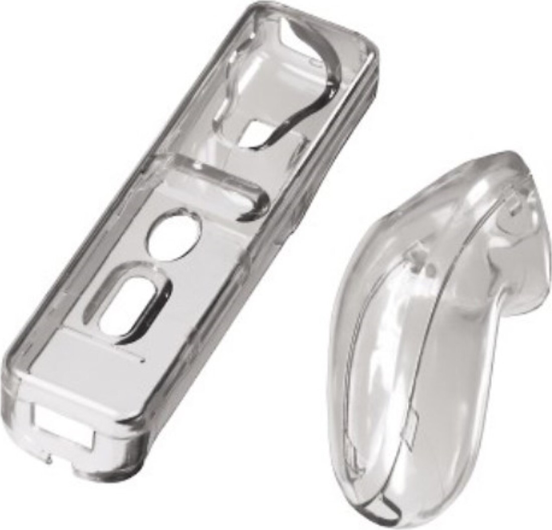 Hama Hardcase Set Transparent für Nintendo Wiimote + Nunchuck 52105