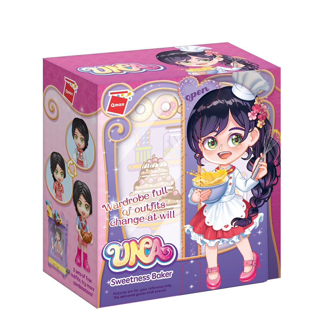 QMAN Princess Kuchenbackset QM34011-1-C7