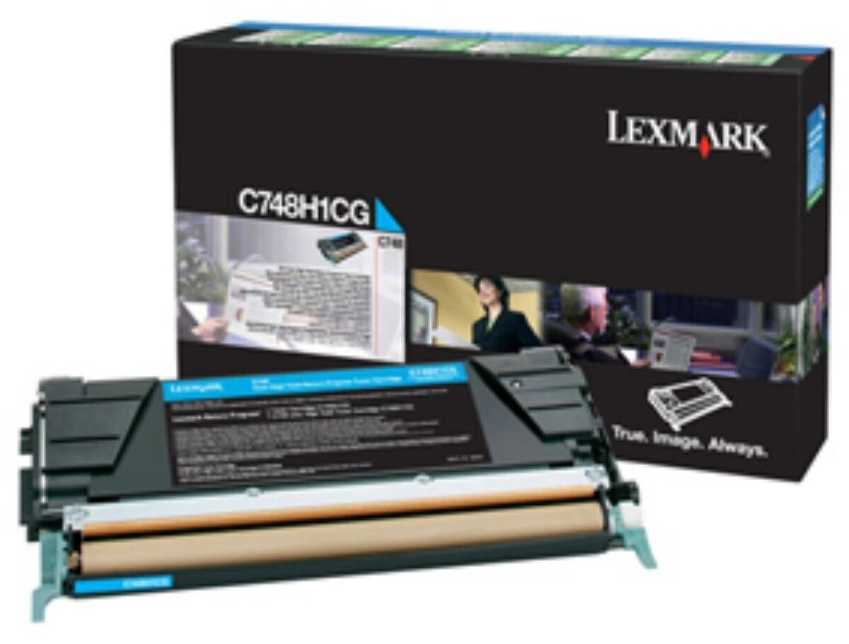 Lexmark Rückgabetoner / cyan / 10.000 Seiten / für X748 X748H1CG