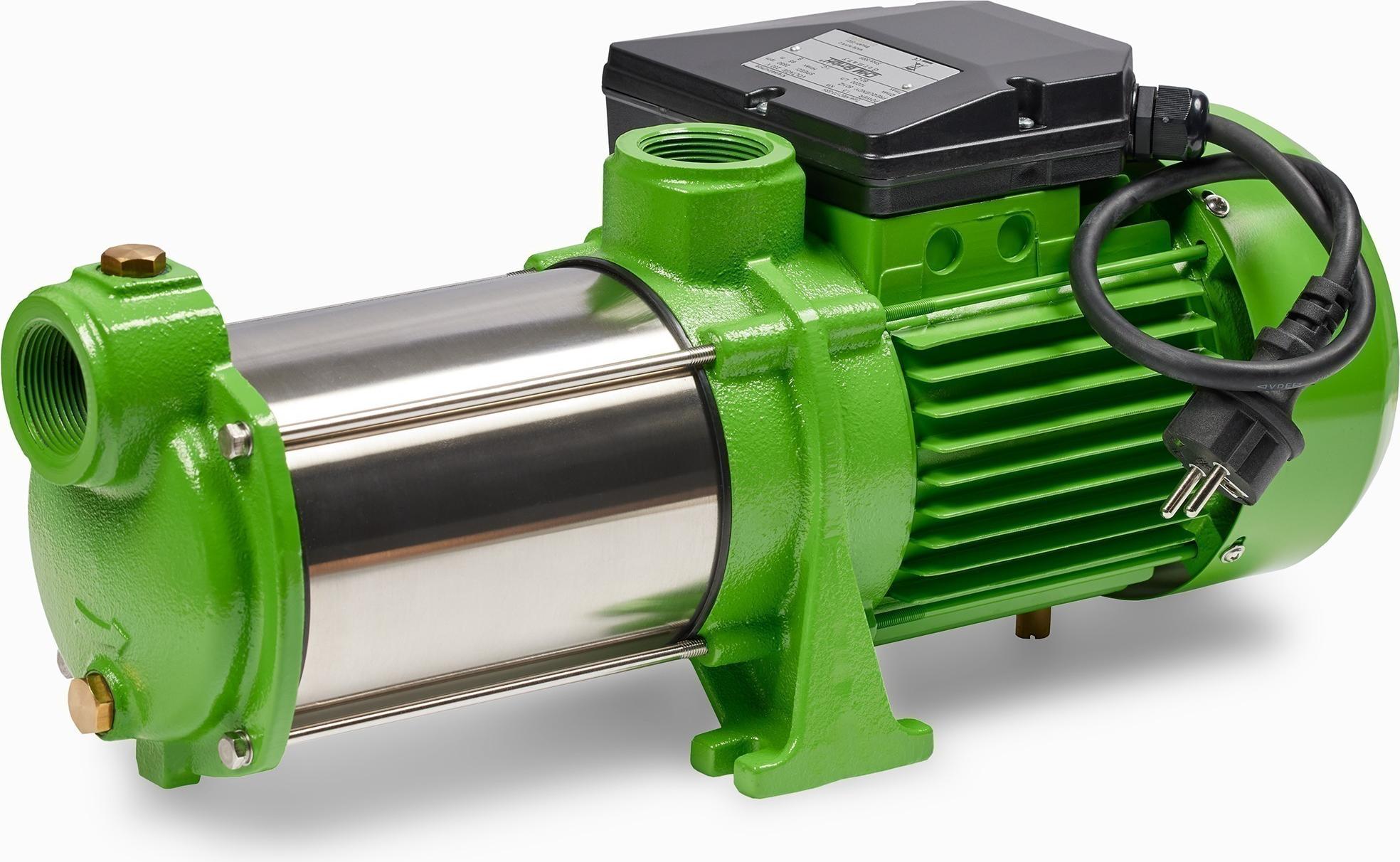 CHM GmbH Kreiselpumpe mehrstufig Gartenpumpe Edelstahl 11 Bar 8600 L/h Hmax 110m