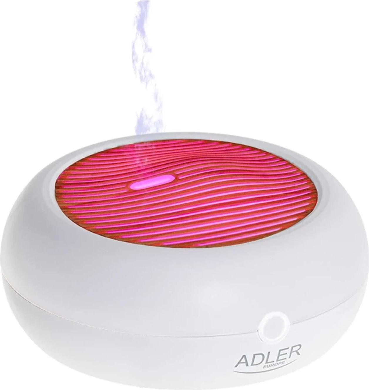 Adler | AD 7969 | USB Ultraschall Aroma Diffusor 3in1 | Ultraschall | Geeignet für Räume bis 25 m2 | Weiß
