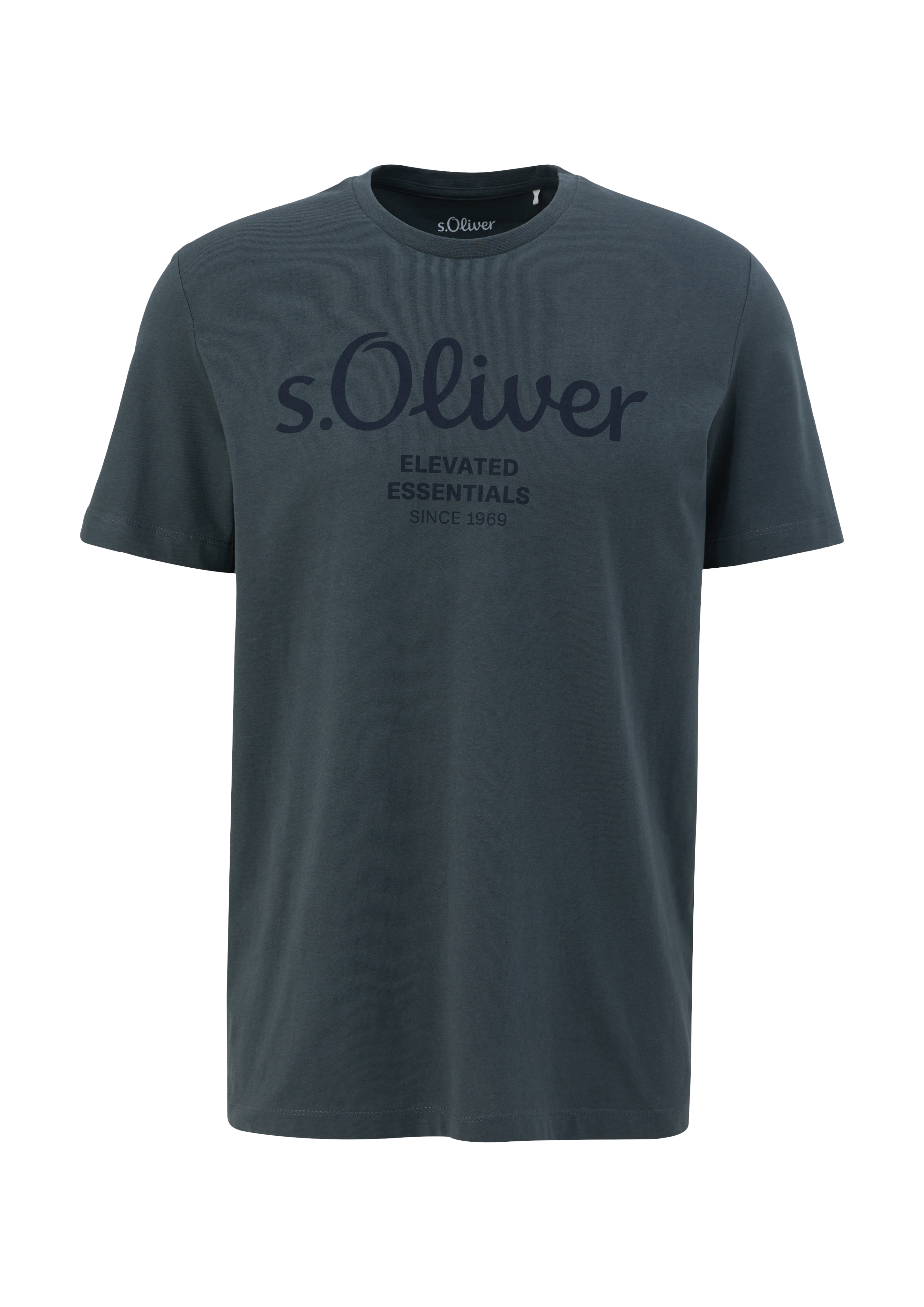 S. Oliver XXL grey place T-Shirt T-Shirt
