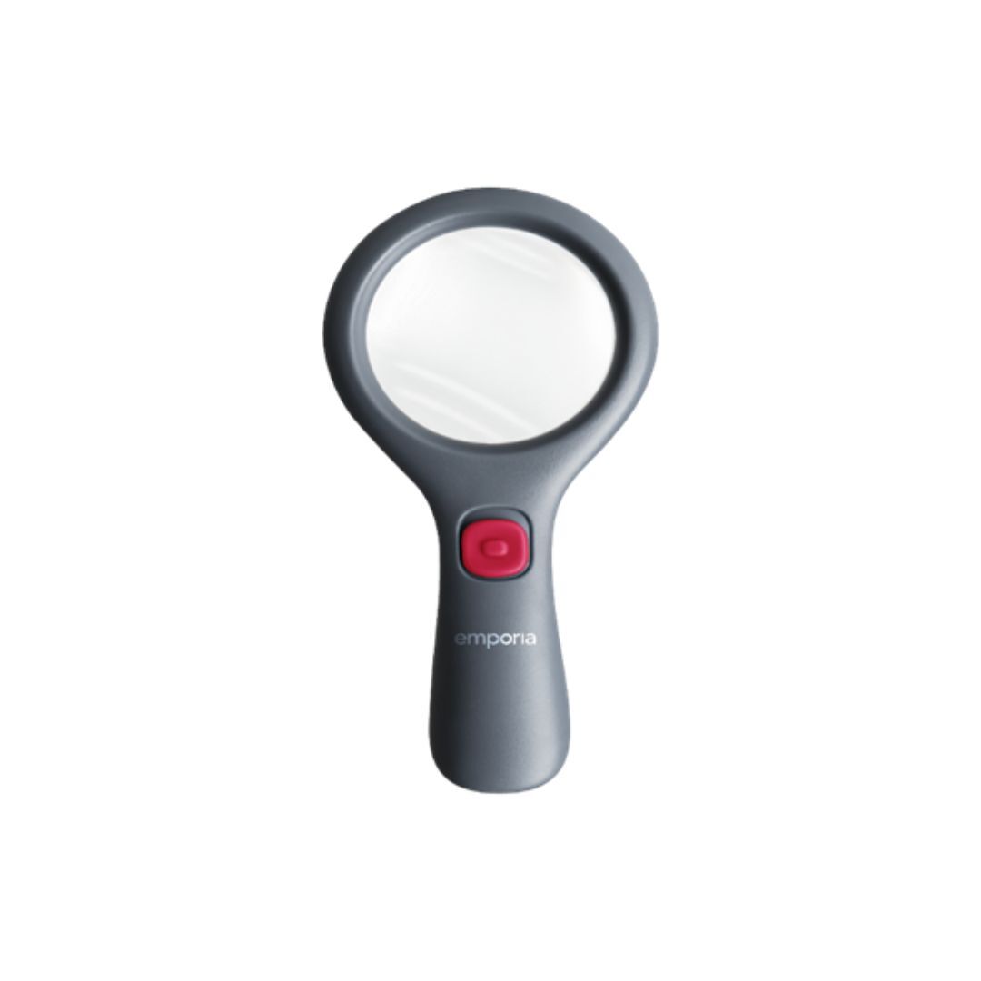 Emporia LED-MAG3-GR Vergrößerungsglas 3x Grau