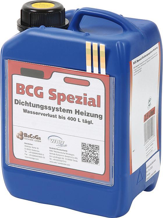 VBW BCG Spezial Flüssigdichter für Wasserverlust täglich bis zu 400 Liter Heizung 2,5 Liter 9101901