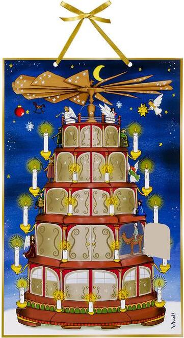 Adventný kalendár "Adventná pyramída"