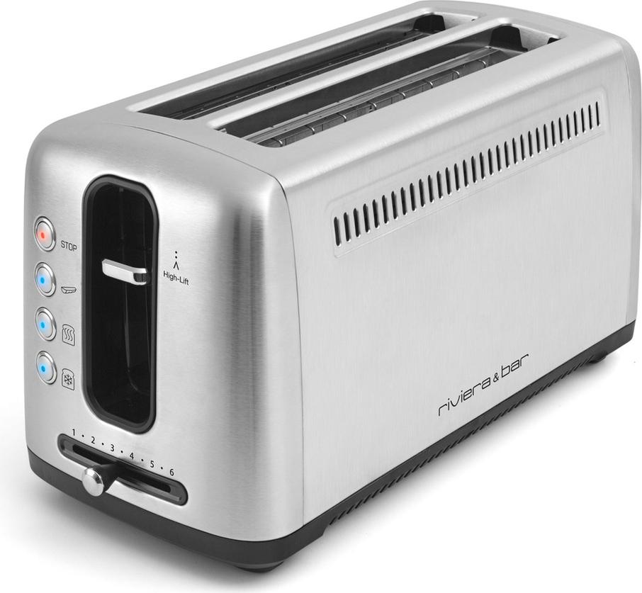 Toaster 2 schlitze 1500w edelstahl - Riviera & Bar gp540a
