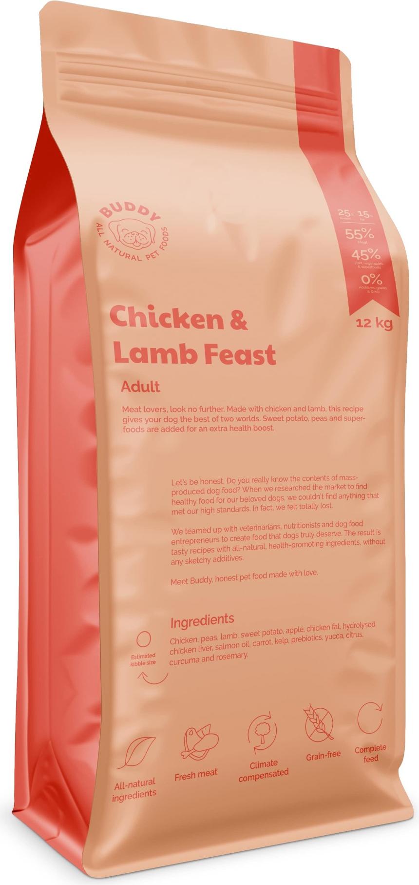 BUDDY Chicken + Lamb Feast 12 kg 110253