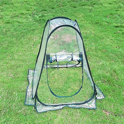 Markenlos Tragbares Mini-Gewächshaus - Pflanzenwachstumszelt für Innen und Außen 70 x 70 x 80 cm