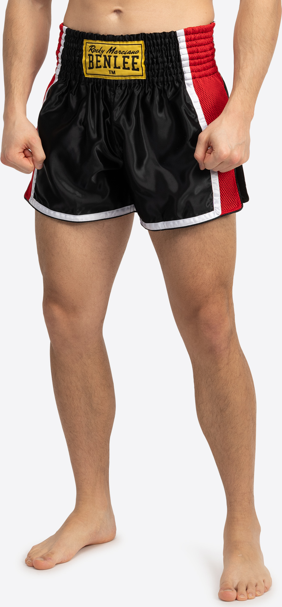 Short De Boxe BenLee Pour Homme - Style Thai Brockway, Ceinture élastique Large, Coupe Ample Pour Mouvements Fluides