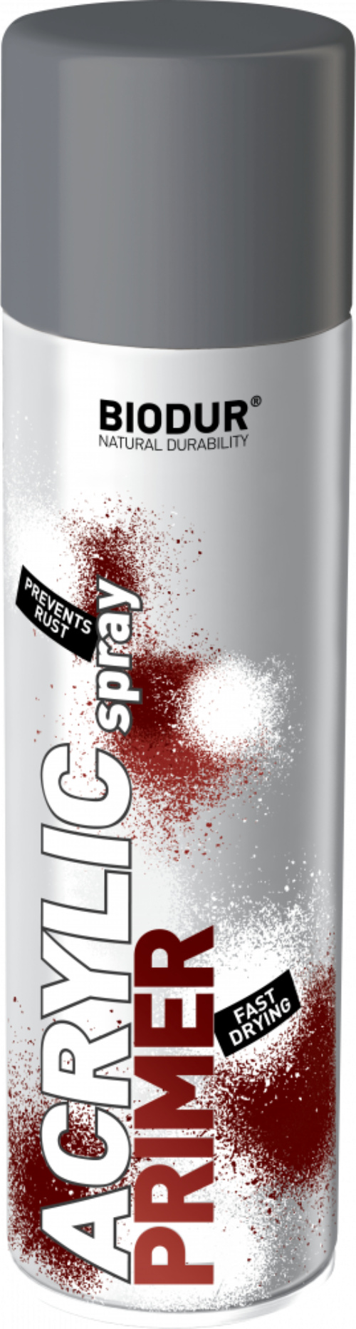 Acryl-Grundierung BIODUR 500 ml - Grau / Szary / Untergrundvorbereitung