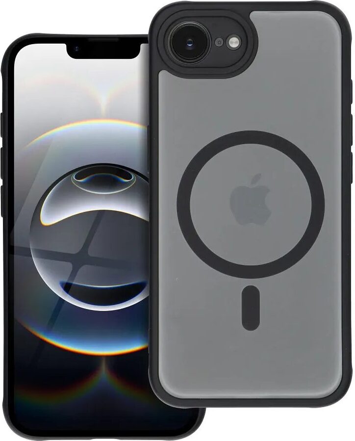 Puzdro na mobilný telefón MATTE MAG COVER kompatibilné s MagSafe je vhodné pre IPHONE 16E (SE 4 2025) čierne