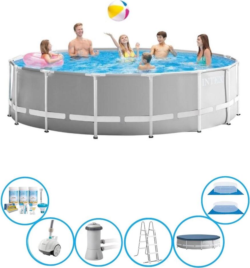 Rám bazéna Intex Prism - Schwimmbad-Set - 457x122 cm
