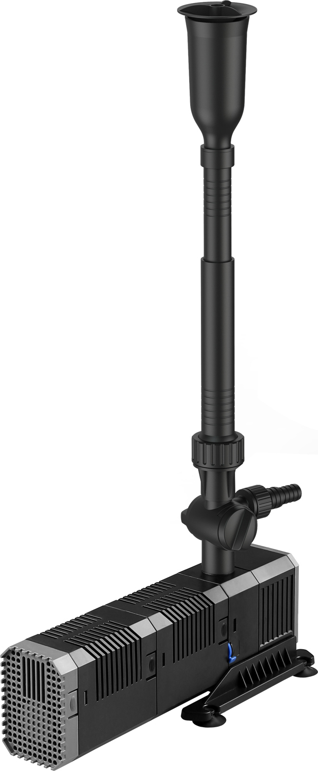 SunSun CHJ-1503 SuperECO jazierkové čerpadlo 1500 l/h 25 W, výtlačný výkon 1,8 m, ako fontánové čerpadlo Filtračné čerpadlo Skimmerové čerpadlo výškovo nastaviteľné, s filtračnou špongiou