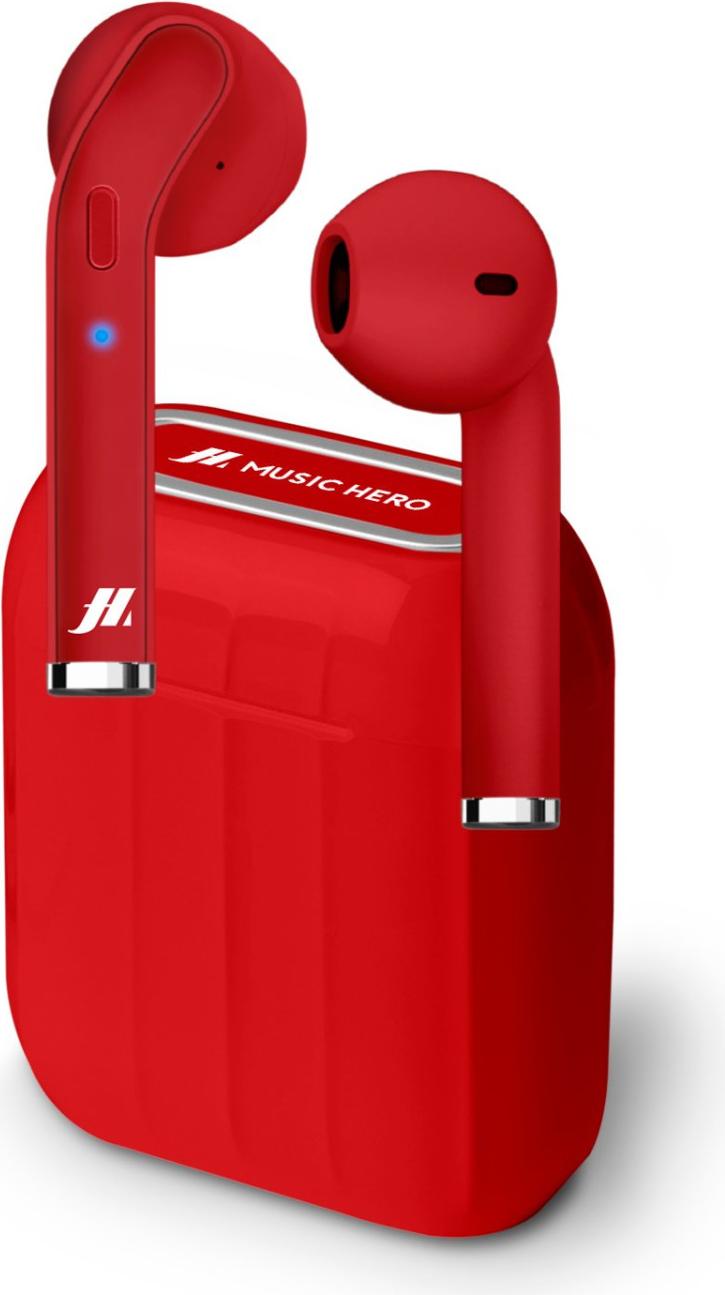 SBS MHTWSSTYLEBTR, Bezdrôtový, 20 - 20000 Hz, Hovor / hudba, Slúchadlá s mikrofónom, Červená