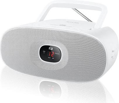 Muse MD-202, 1,3 kg, Weiß, Tragbarer CD-Player MD-202 RDW