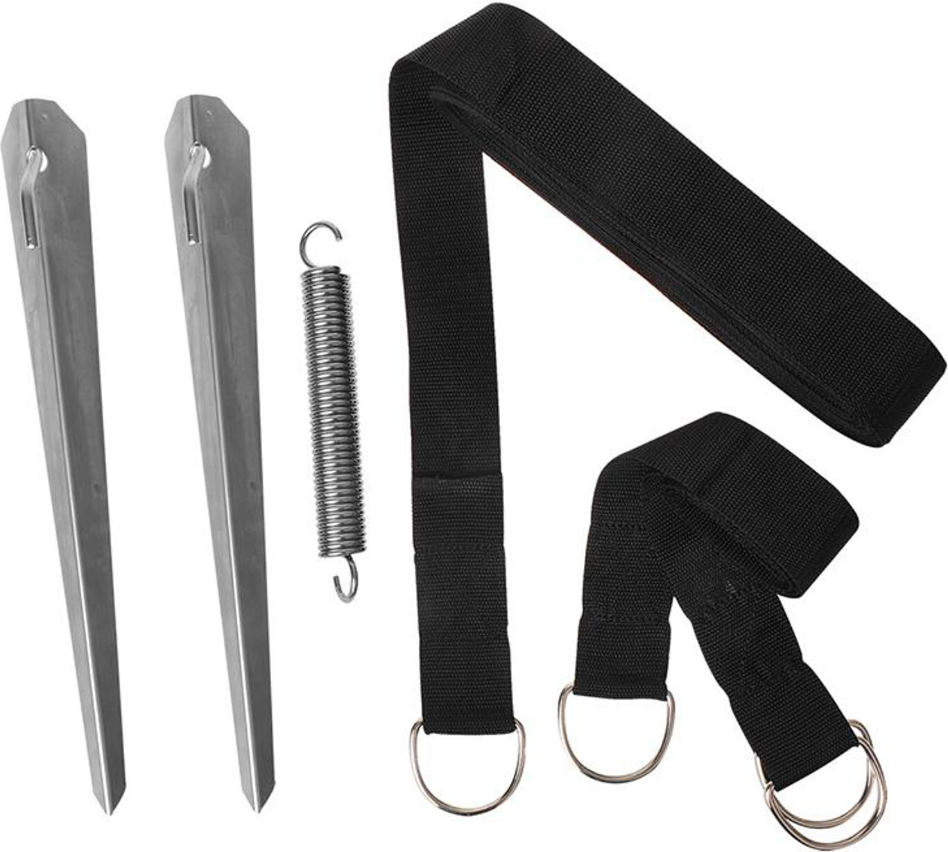 ProPlus Sturmsicherung Wohnwagen 12,5 M mit 2 x Stahlhering, 1 x Spannfeder Abspannset 361726