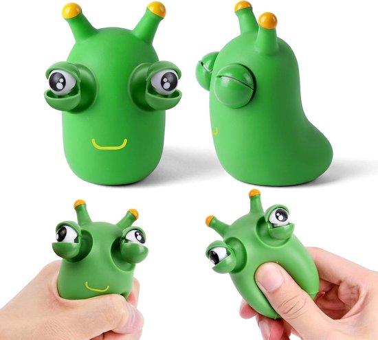 OEM Stressbal mit herausstehenden Augen - Amüsantes Graswurm Stressball (2 Stück) 2026