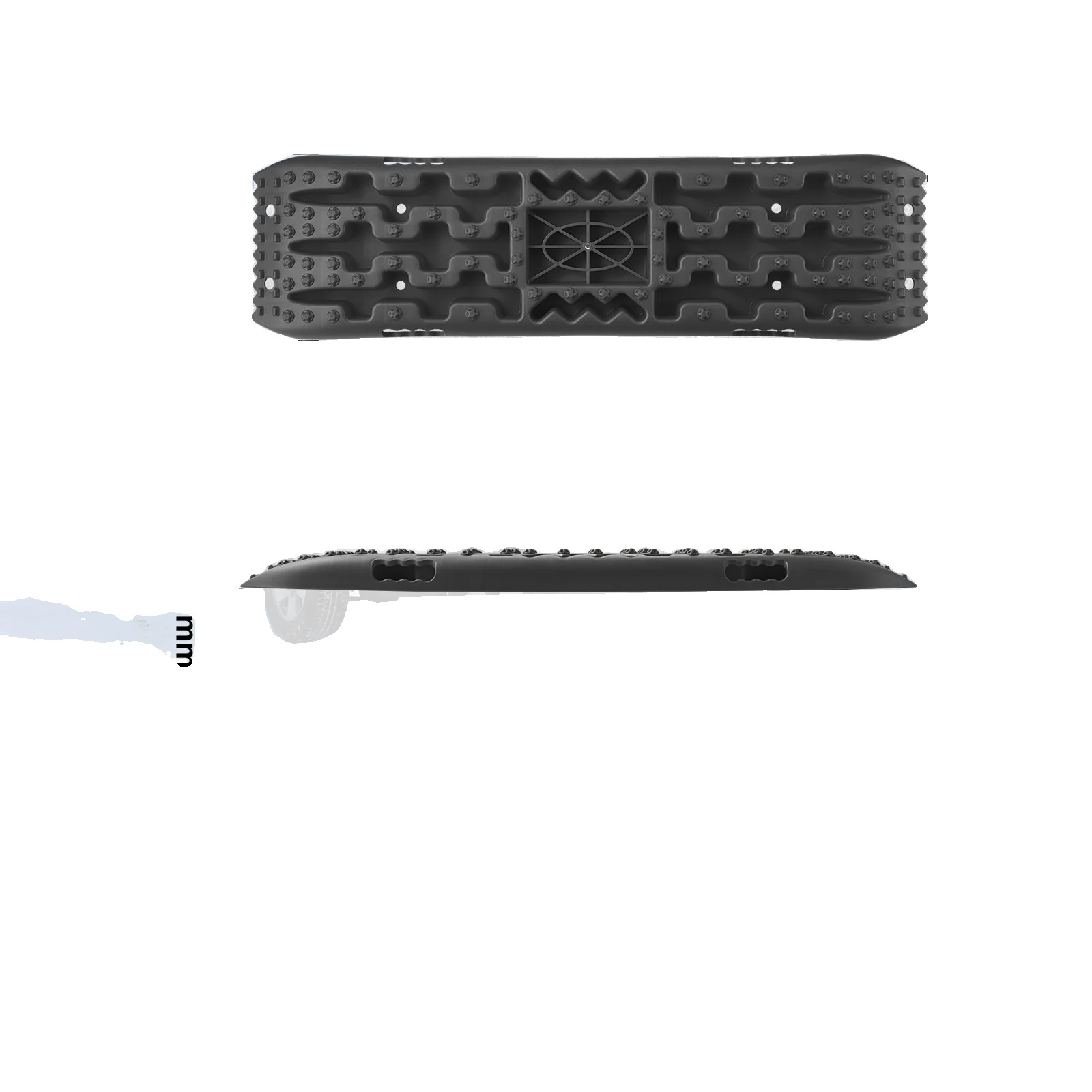 OEM VEVOR Traktionsbretter, hohe Tragfähigkeit, robuste Konstruktion, schwarz mittelgroß/li/ul/div 5353
