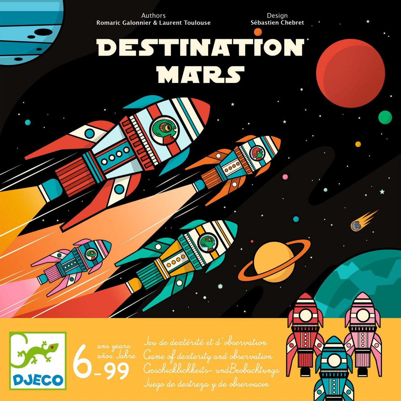 Lernspielzeug Brettspiel Destination Mars, Djeco