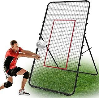 Akhan LIANTRAL Volleyball Rebounder Netz, 2,2 x 1,2 m, Volleyball-Trainingsgerät mit Schlagzone für Lacrosse Baseball Sportübungen, verstellbares Volleyballnetz für Hinterhof, drinnen und draußen 174881715