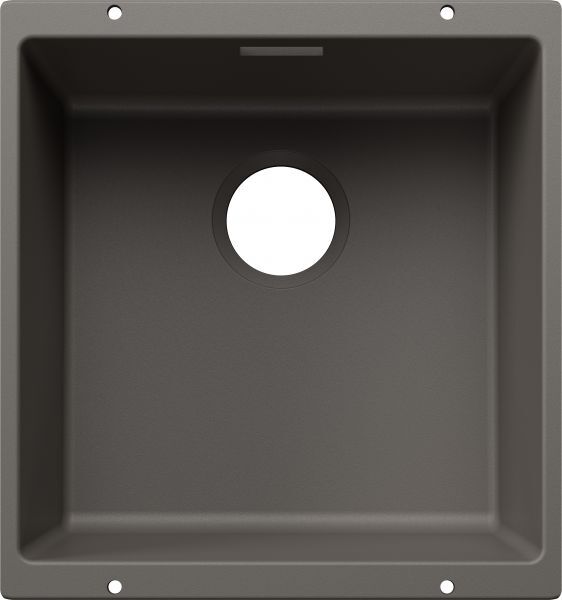 BLANCO SUBLINE 400-U für Farbige Komponenten Einbauspüle SILGRANIT vulkangrau ab 50 cm ohne Ablauffernbedienung Image