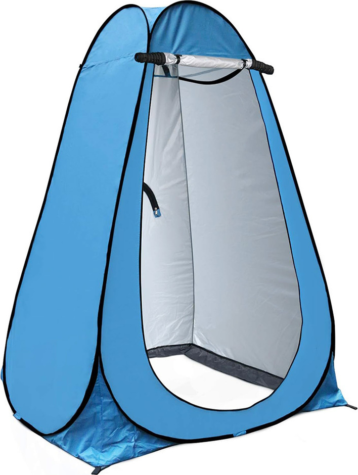 Lixada Stehzelt für Camping mit Privatsphäre und Belüftung, perfekt für die Toilettennutzung im Freien, schnelle Duschen und Umziehen Blau