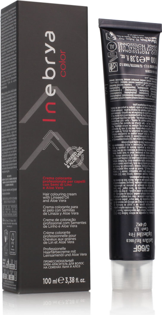 Inebrya Color Red Fire 5 / 66F Light Chestnut Red Fire Ohnivé 100 ml