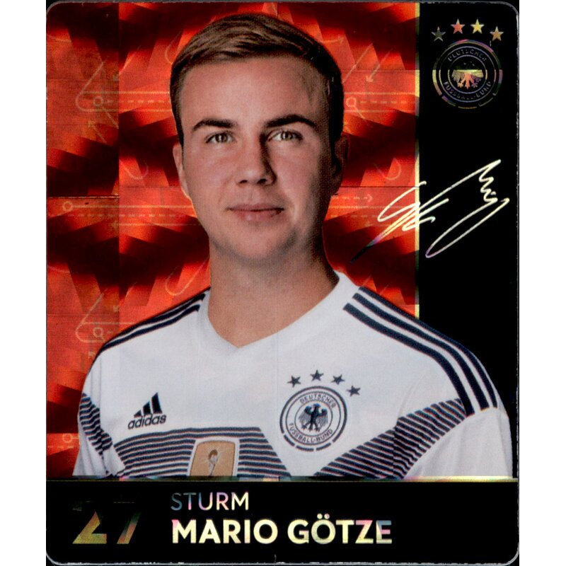 27 - Mario Götze GLITZER - REWE WM18 Sammelkarte