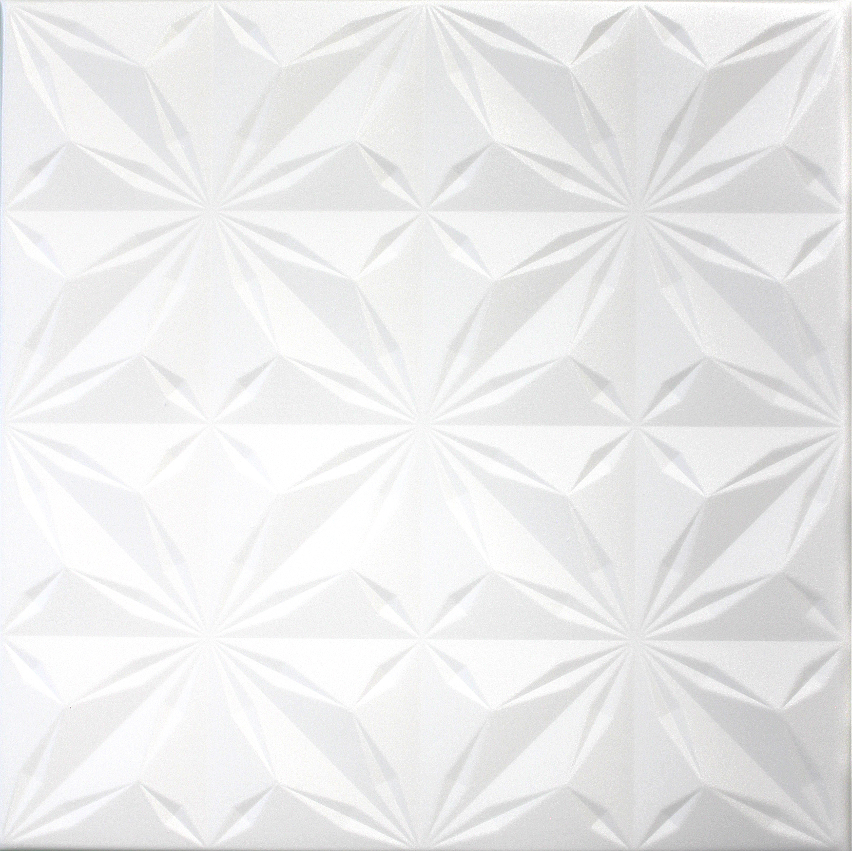 HEXIM Deckenplatten 50x50cm Styroporplatten weiß XPS Styropor, Deckenpaneele Feuchtraum Deckenverkleidung (NR.116, 10 m²) 95128