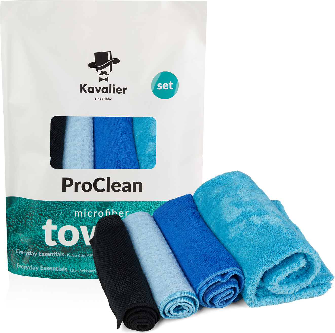 Universal Mikrofaser Reinigungstücher Set - Kavalier