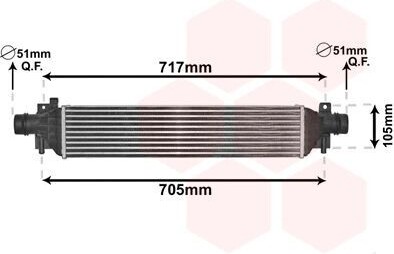 VAN WEZEL 37004650 Intercooler