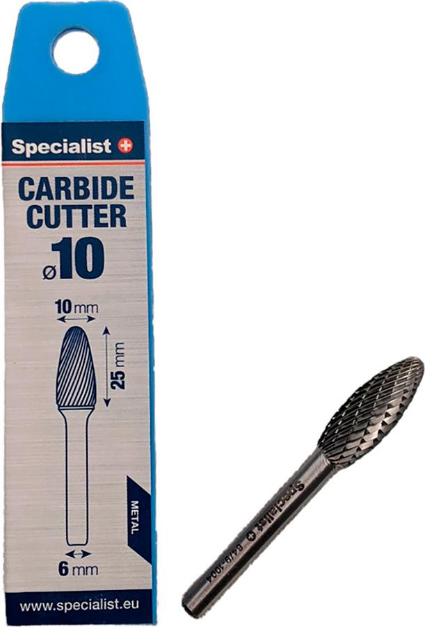 Specialist+ SPECIALIST+ carbide rotary burr, FLH 10x25x6 mm