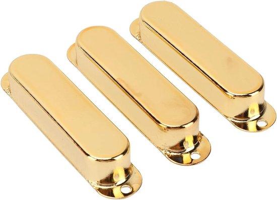OEM Elektrogitarren-Abdeck-Mudden 3er-Satz - Standard-Design - Sounddämpfer - Gold-Single-Coil-Abdeckung 2026