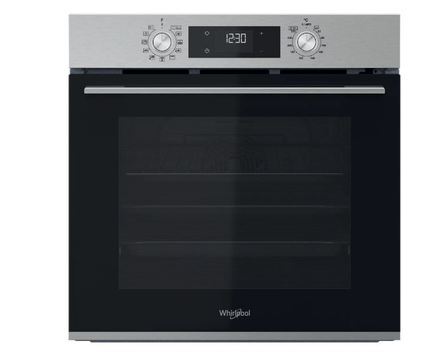Whirlpool OMK58RU1X, Medium, Elektrischer Ofen, 71 l, 3300 W, 71 l, Hydrolytisch + Pyrolytisch